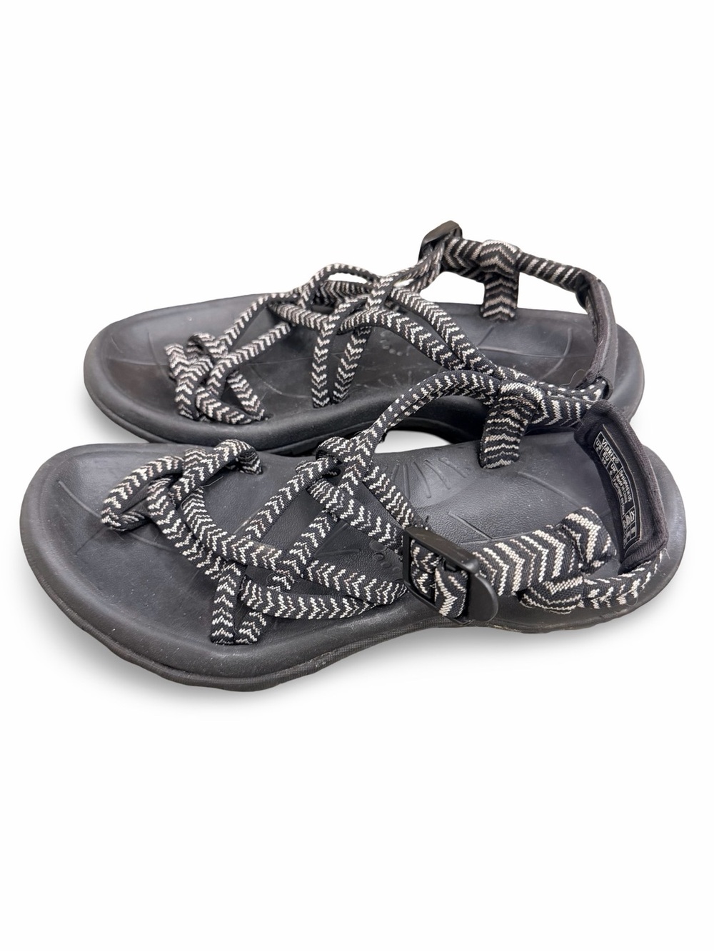 Viakix Acadia Hiking Sandals Black and White Size 8 - Picture 3 of 6